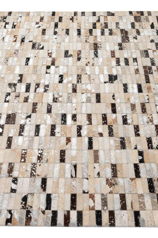 5' 2 x 7' 11 Cowhide - Patchwork Rug