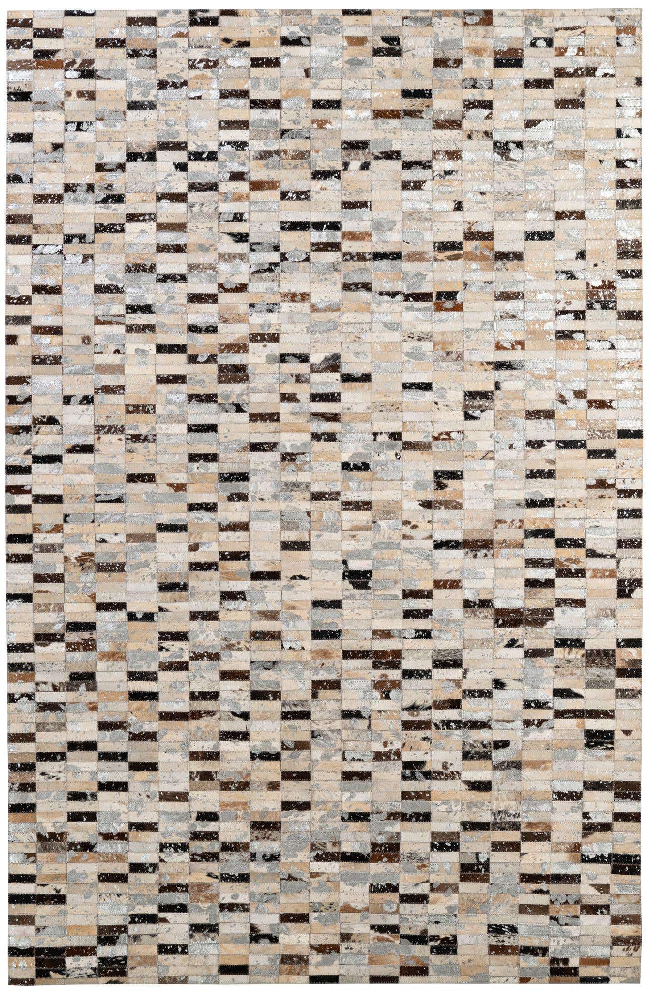 5' 2 x 7' 11 Cowhide - Patchwork Rug