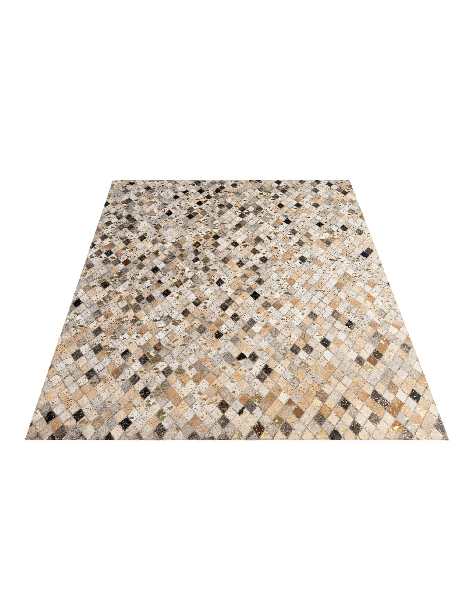 5' 1 x 7' 9 Cowhide - Patchwork Rug