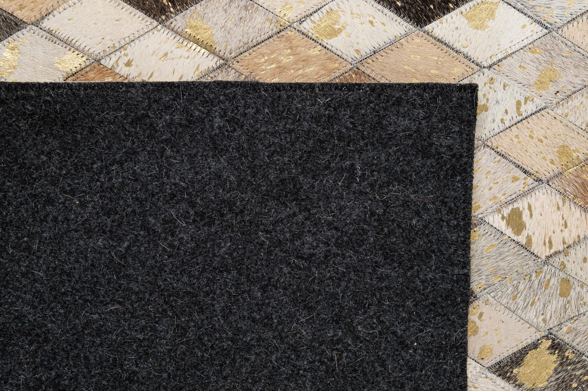 5' 1 x 7' 9 Cowhide - Patchwork Rug