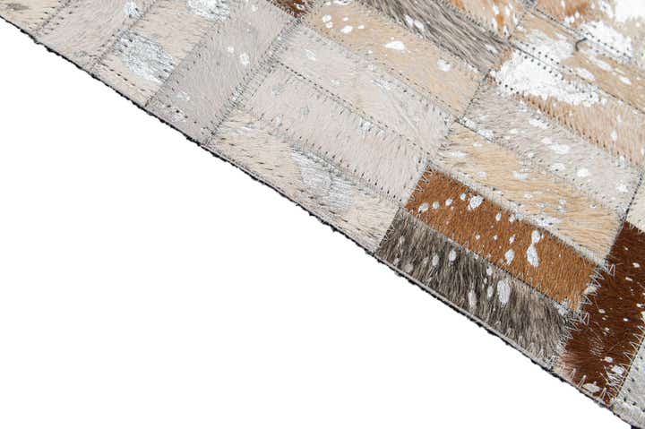 5' 2 x 8' 1 Cowhide - Patchwork Rug