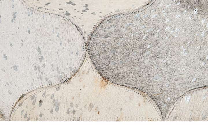 5' x 8' 3 Cowhide - Patchwork Rug