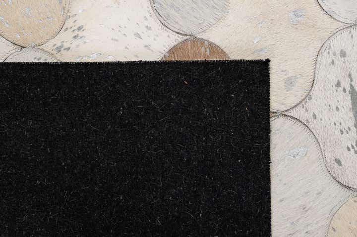 5' x 8' 3 Cowhide - Patchwork Rug