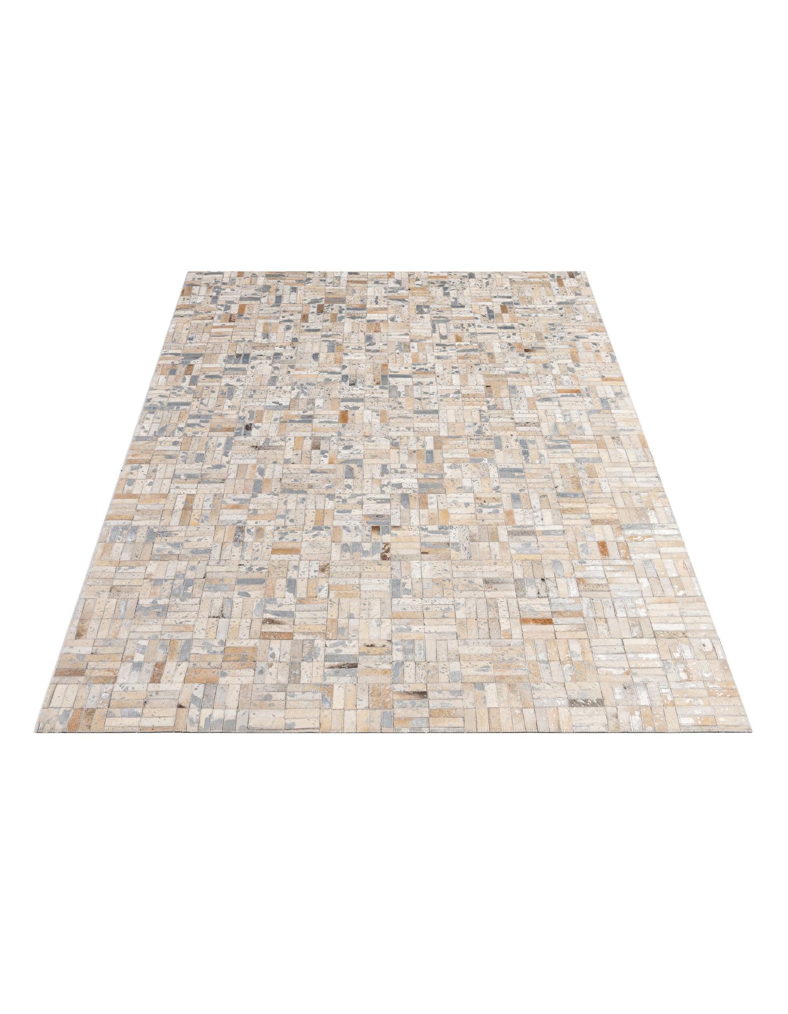 5' 1 x 7' 10 Cowhide - Patchwork Rug