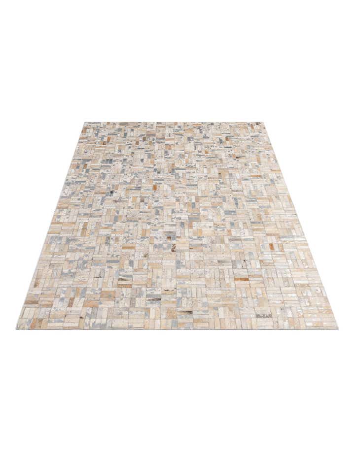 5' 1 x 7' 10 Cowhide - Patchwork Rug