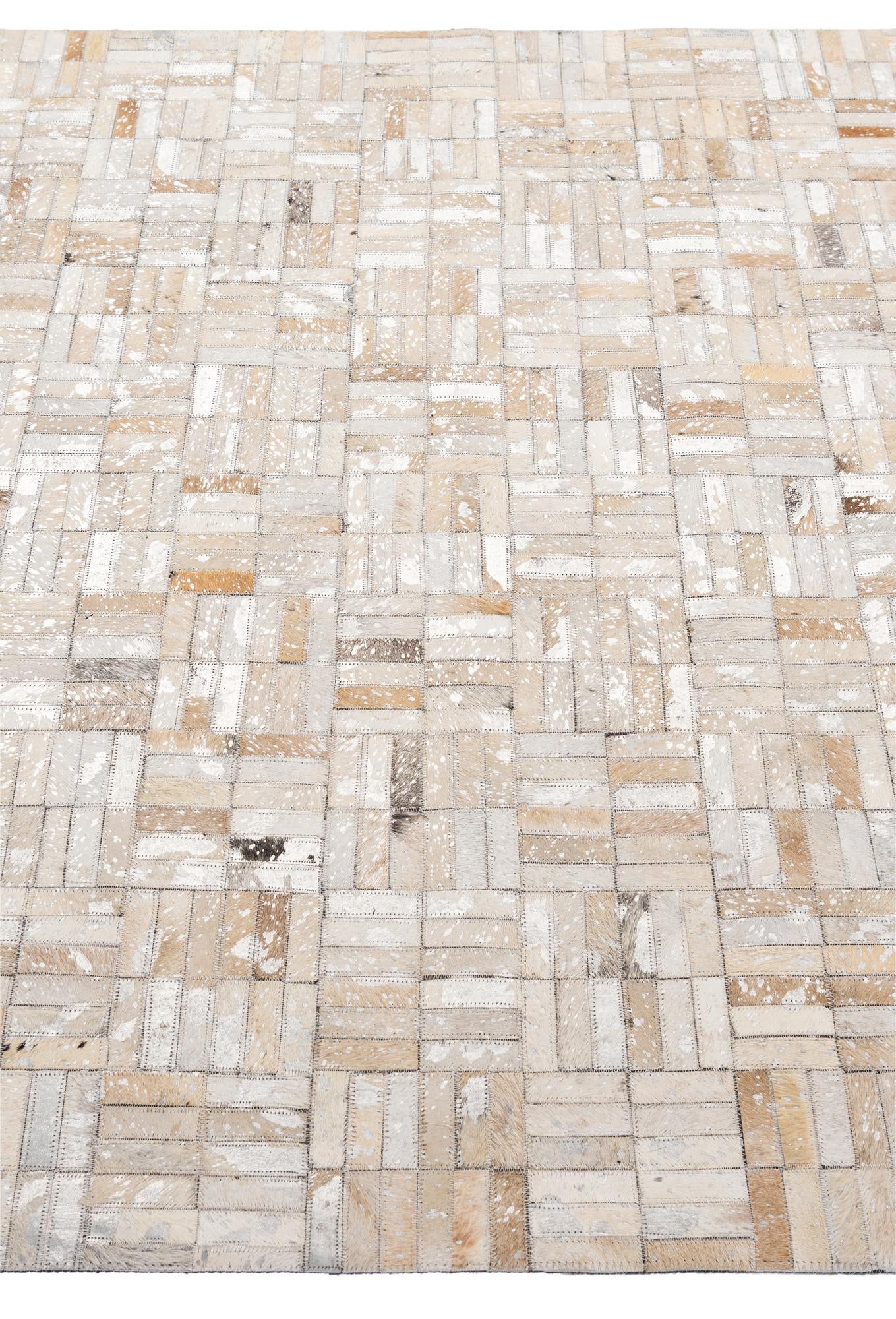 5' 1 x 7' 10 Cowhide - Patchwork Rug