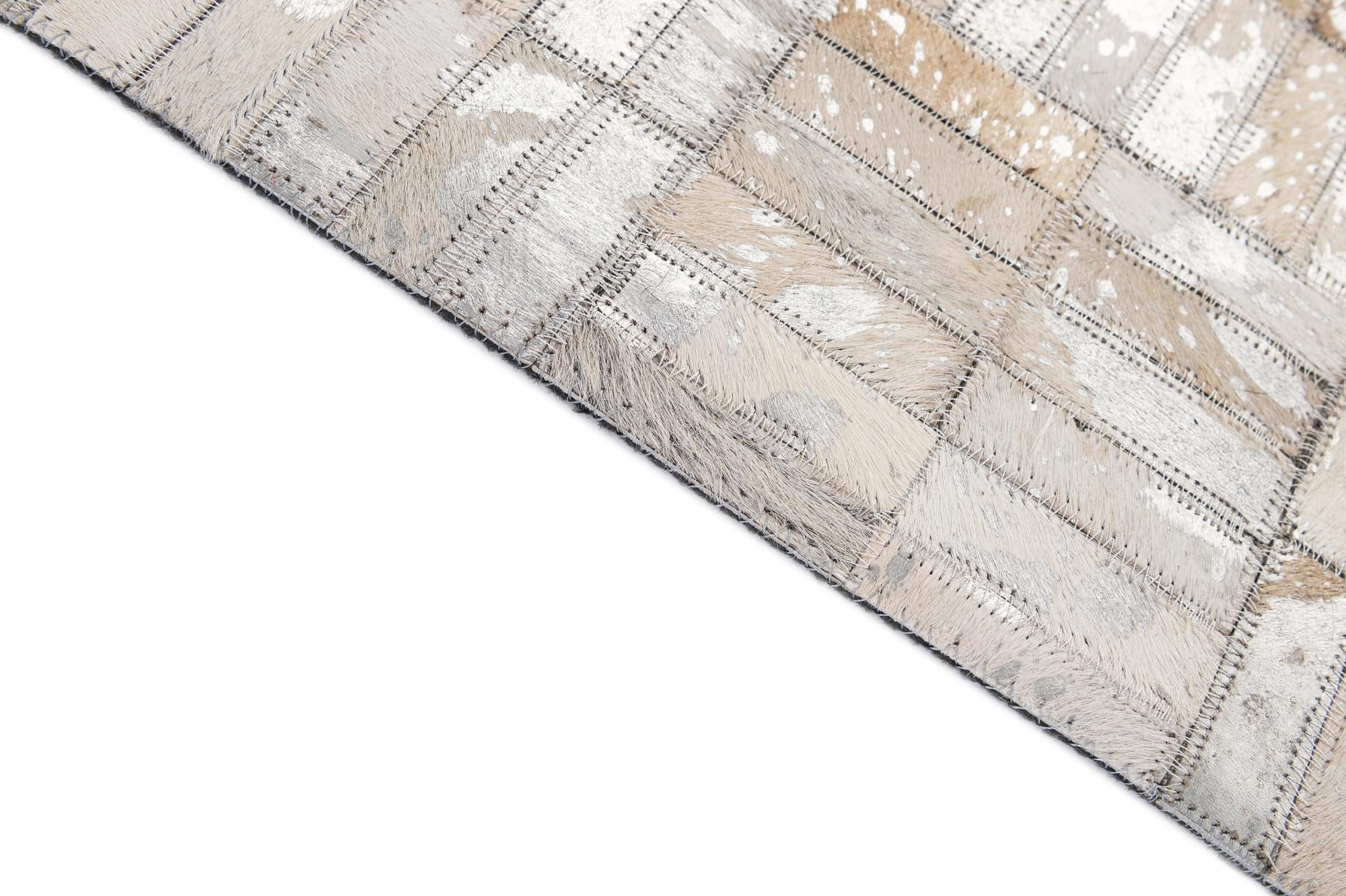 5' 1 x 7' 10 Cowhide - Patchwork Rug