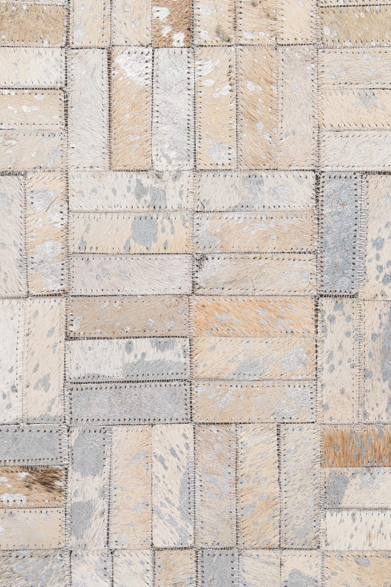 5' 1 x 7' 10 Cowhide - Patchwork Rug