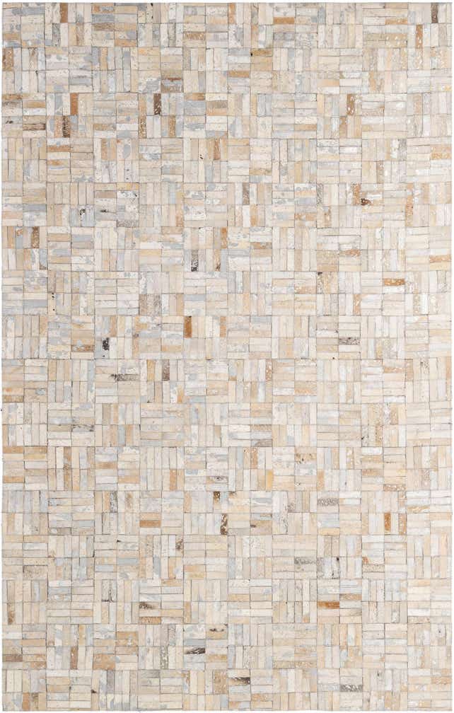 5' 1 x 7' 10 Cowhide - Patchwork Rug