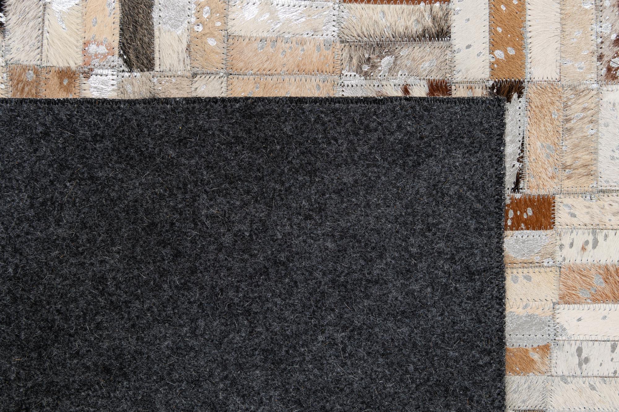 5' 1 x 7' 11 Cowhide - Patchwork Rug