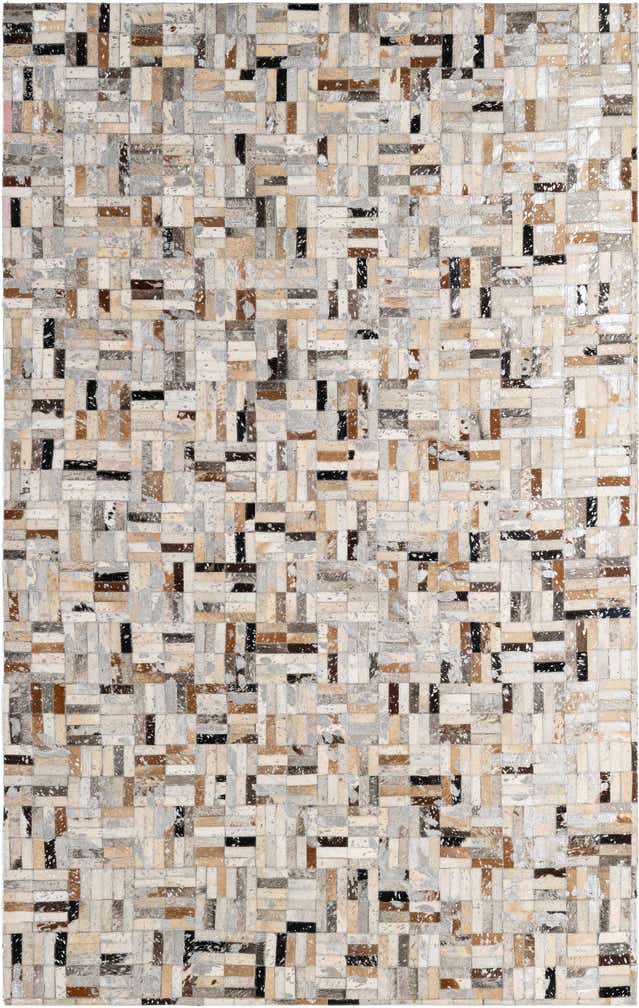 5' 1 x 7' 11 Cowhide - Patchwork Rug