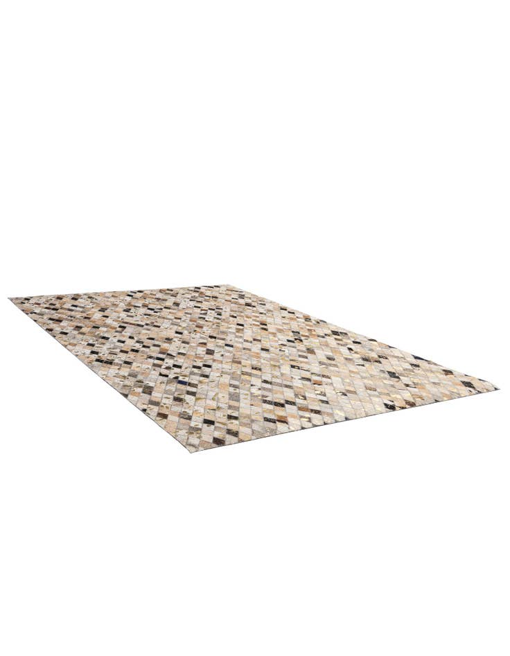 Detail image of 5' 1 x 7' 11 Cowhide - Patchwork Rug