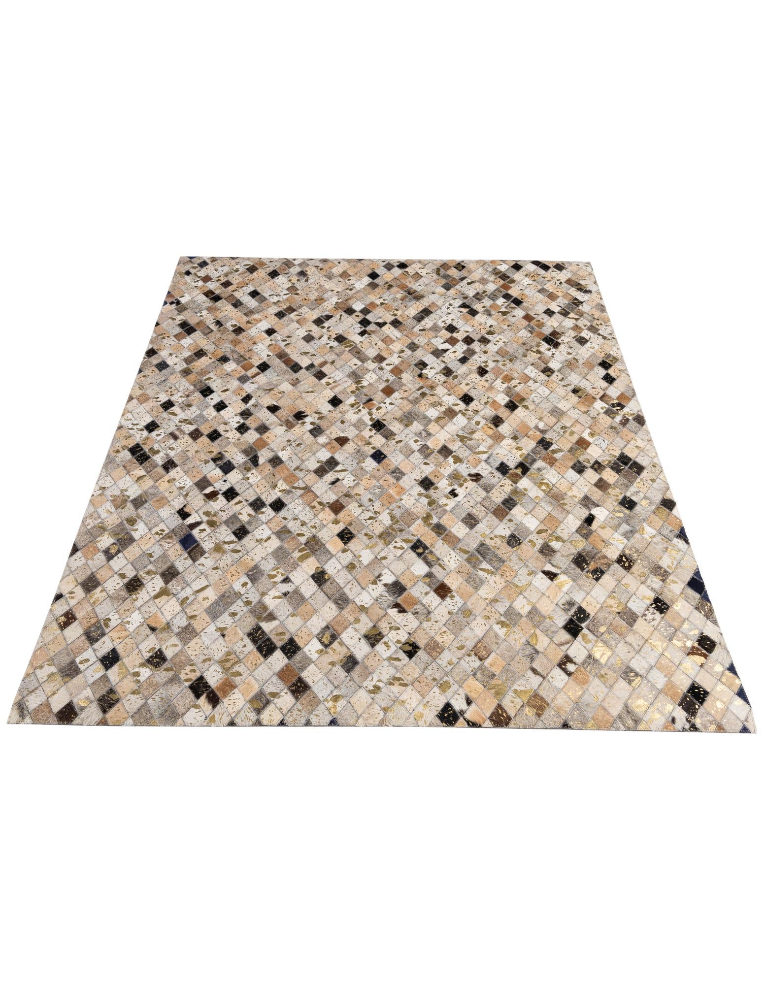 5' 1 x 7' 11 Cowhide - Patchwork Rug