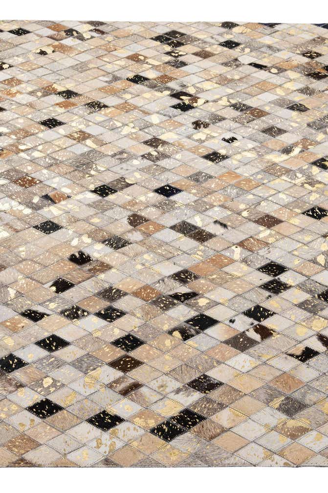 5' 1 x 7' 11 Cowhide - Patchwork Rug