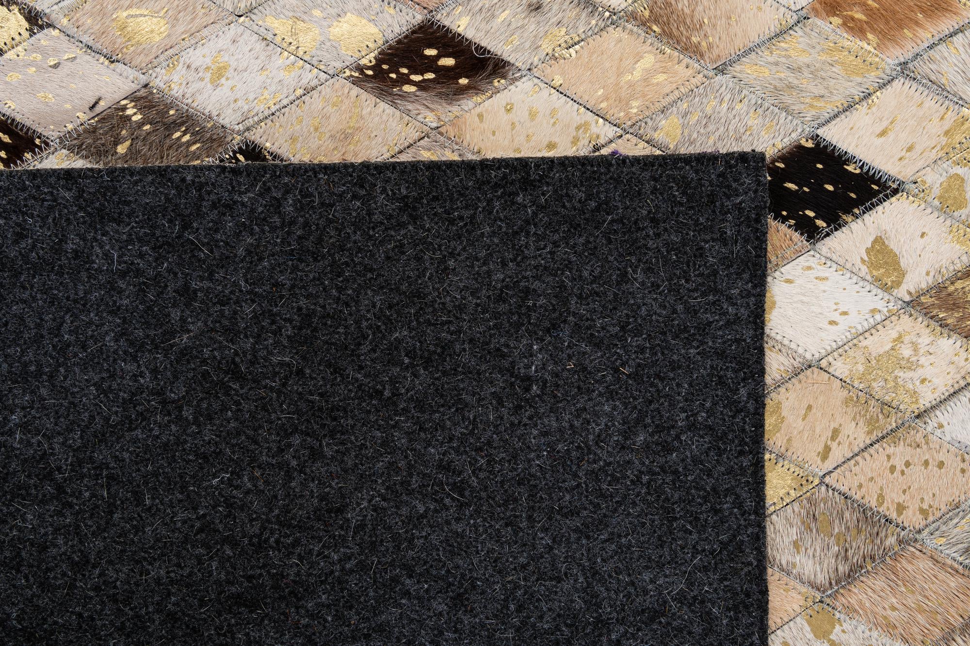 5' 1 x 7' 11 Cowhide - Patchwork Rug