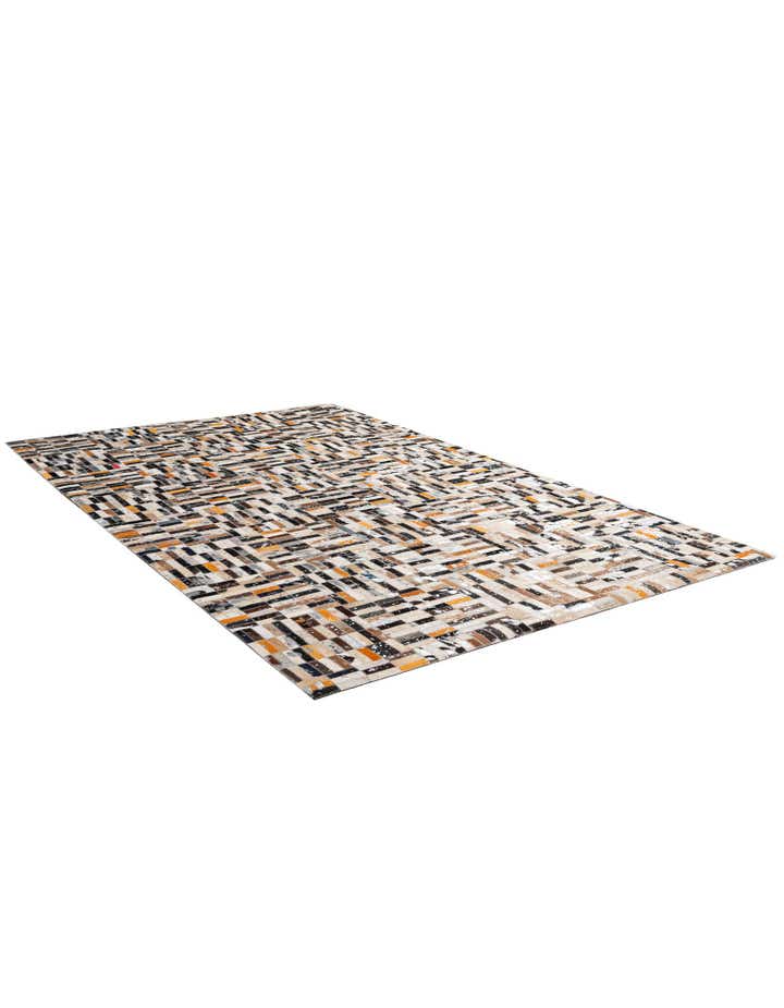 5' 2 x 8' 2 Cowhide - Patchwork Rug