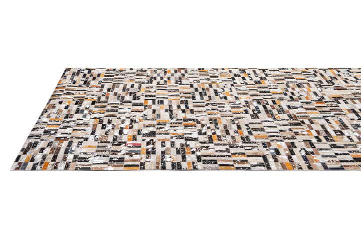 5' 2 x 8' 2 Cowhide - Patchwork Rug