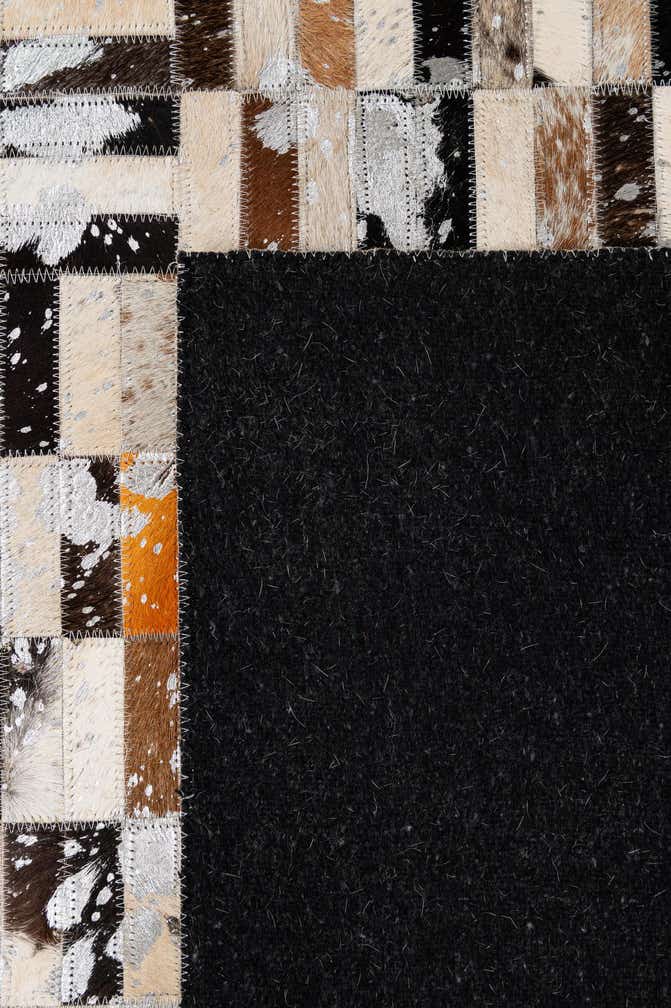5' 2 x 8' 2 Cowhide - Patchwork Rug