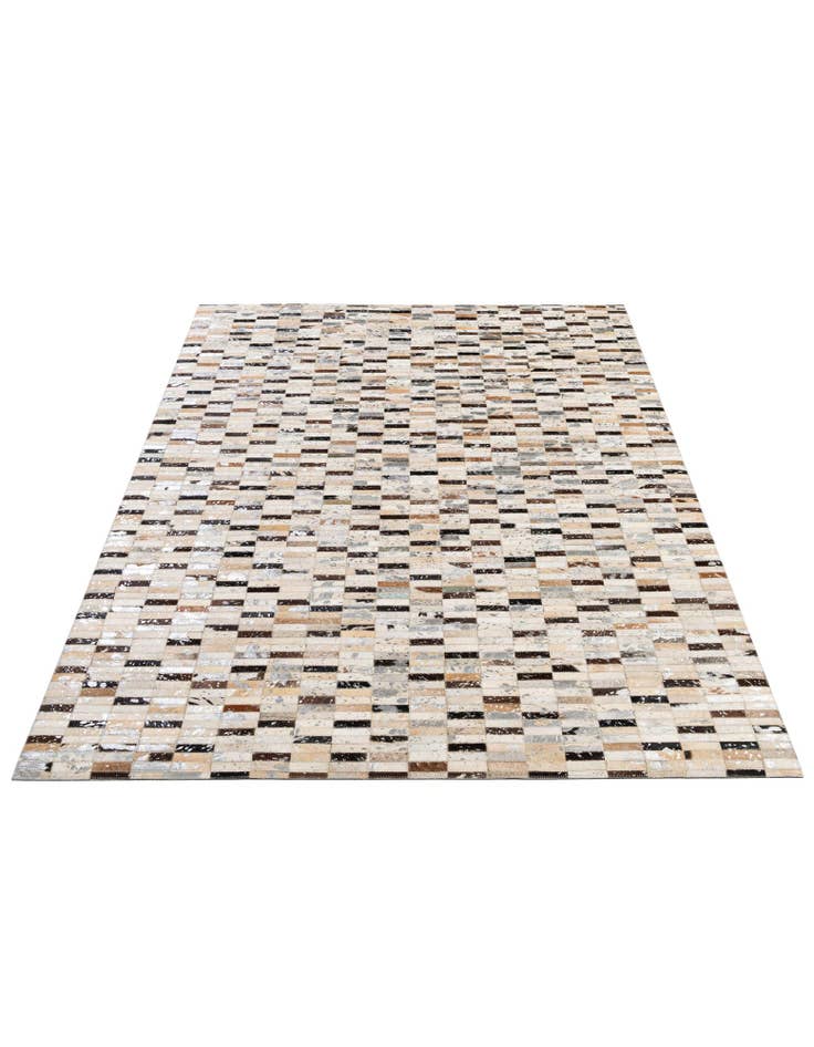 Detail image of 5' x 7' 11 Cowhide - Patchwork Rug