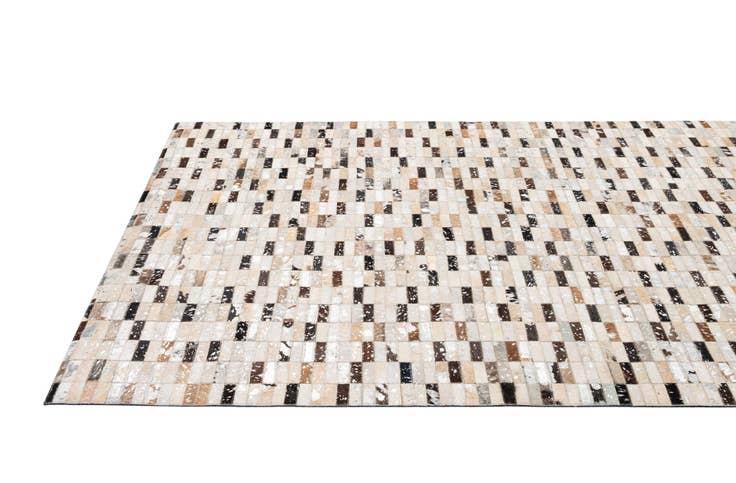 Detail image of 5' x 7' 11 Cowhide - Patchwork Rug