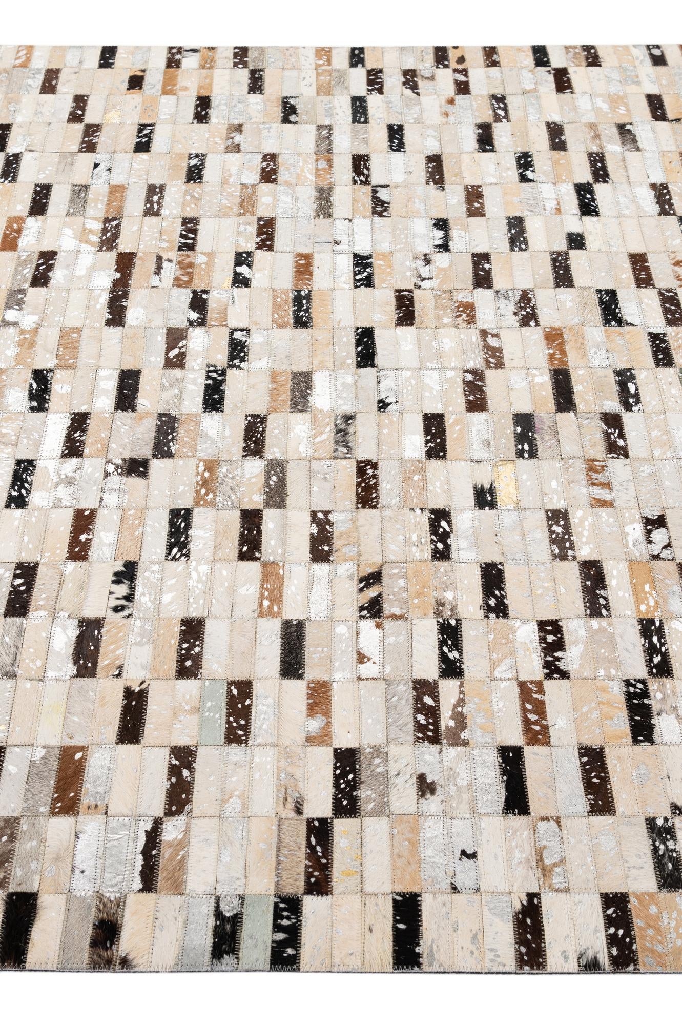 5' x 7' 11 Cowhide - Patchwork Rug