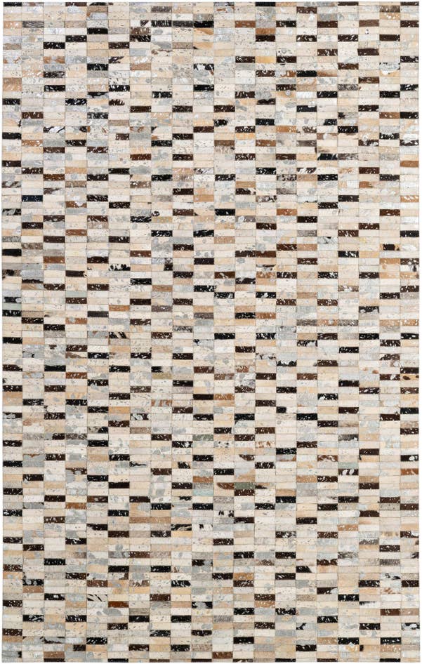 Detail image of 5' x 7' 11 Cowhide - Patchwork Rug