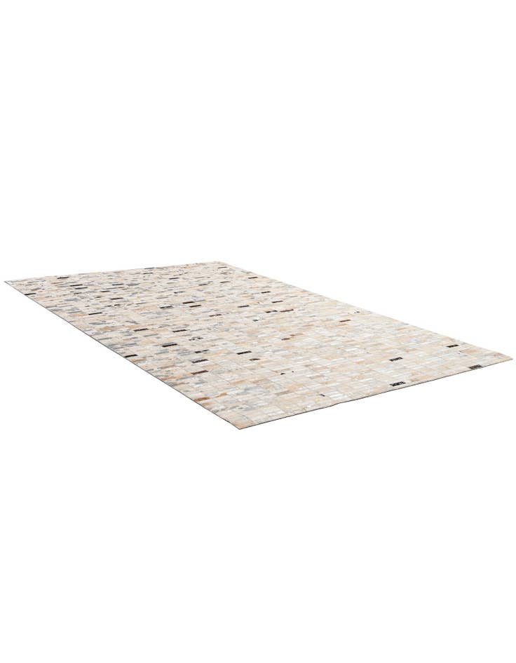 Detail image of 4' 11 x 7' 11 Cowhide - Patchwork Rug