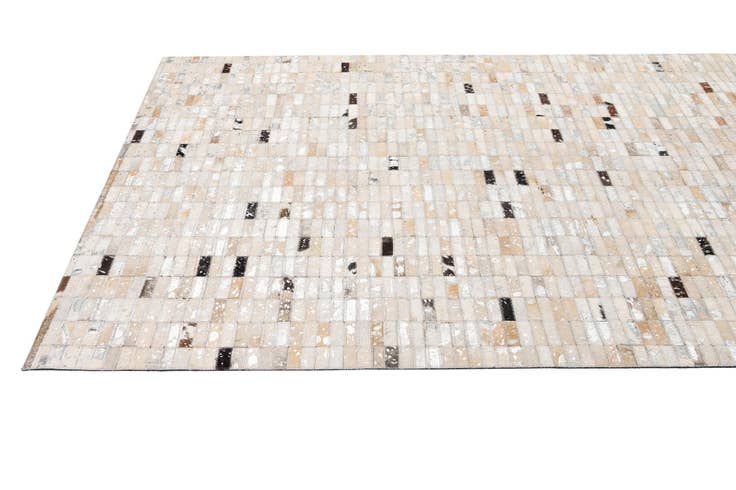 Detail image of 4' 11 x 7' 11 Cowhide - Patchwork Rug