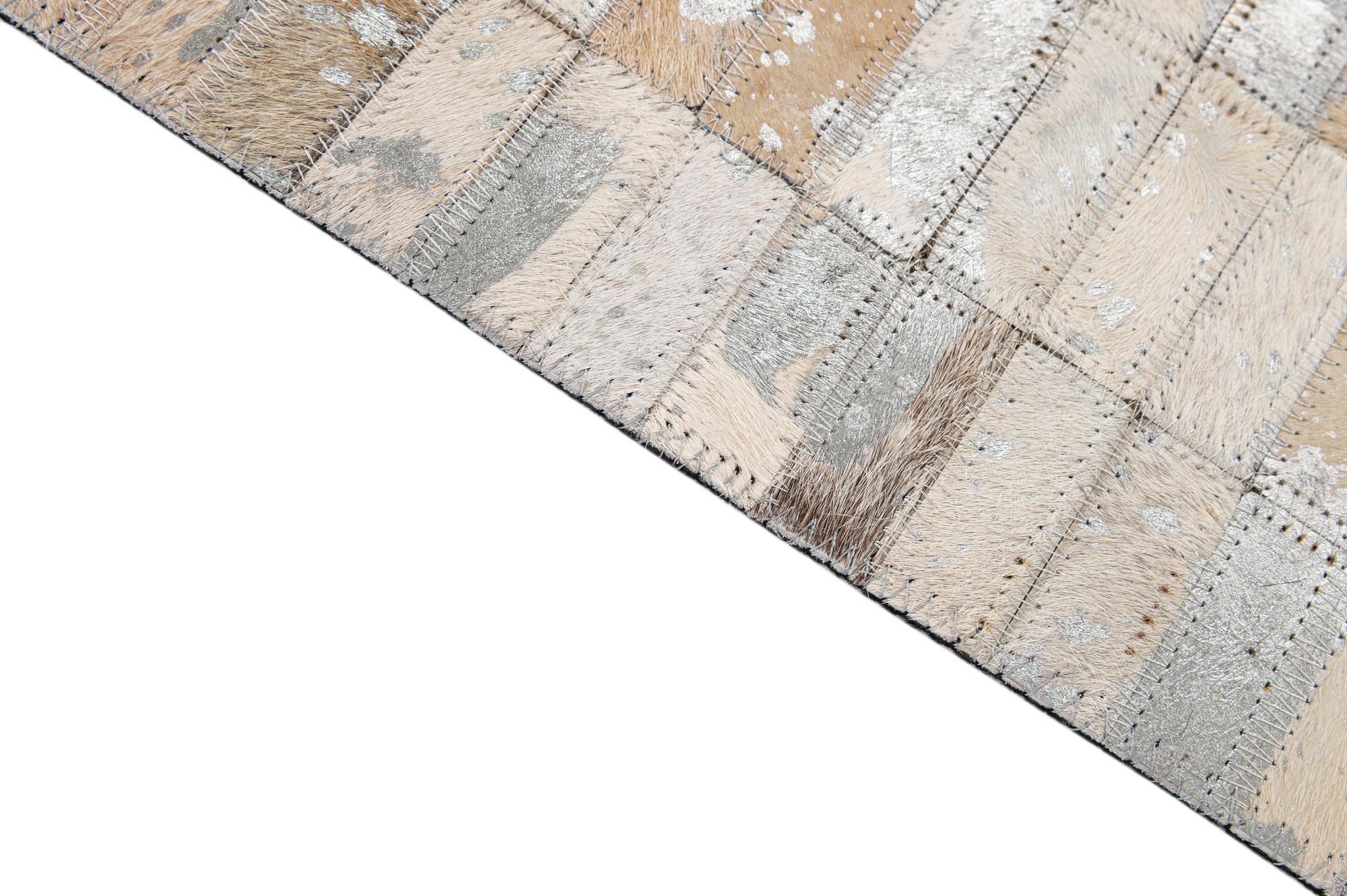 4' 11 x 7' 11 Cowhide - Patchwork Rug