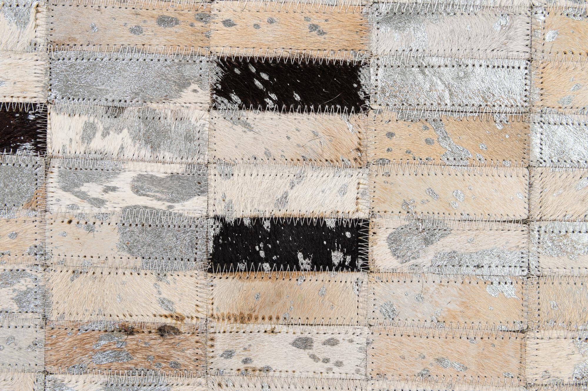 4' 11 x 7' 11 Cowhide - Patchwork Rug