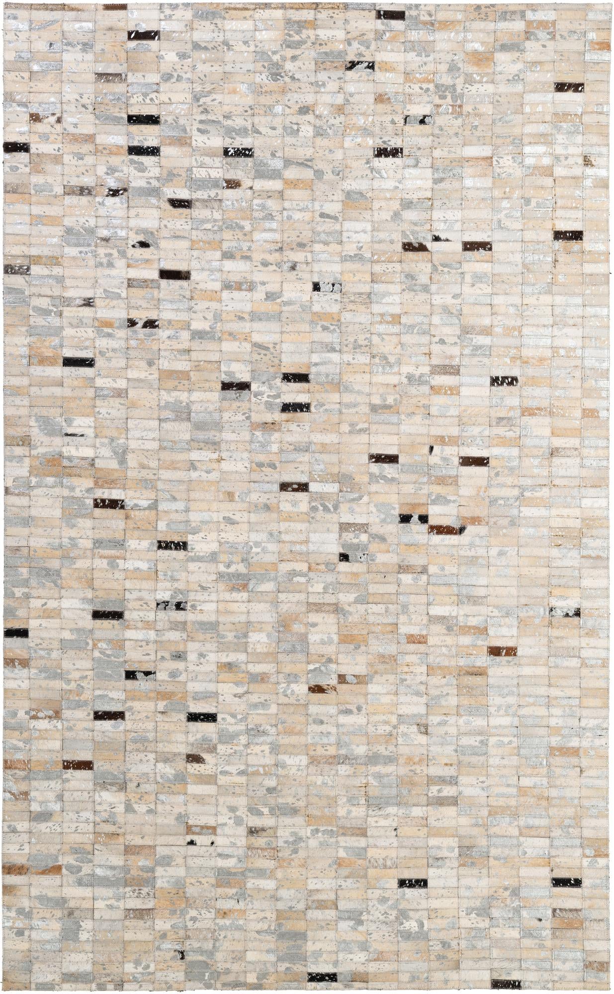 4' 11 x 7' 11 Cowhide - Patchwork Rug