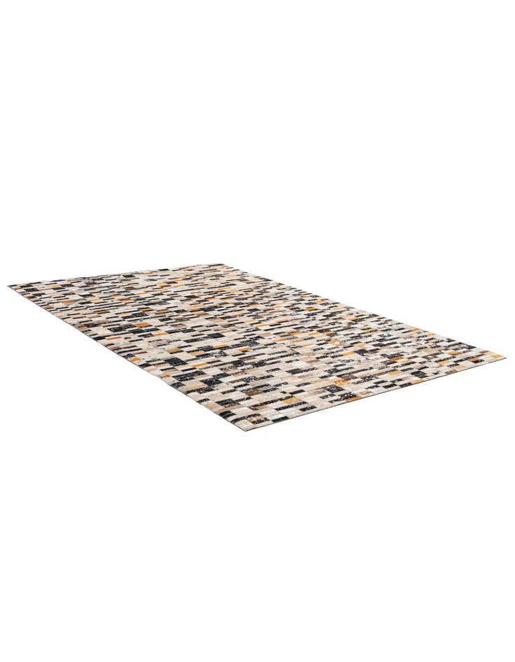 Detail image of 5' 2 x 8' 1 Cowhide - Patchwork Rug