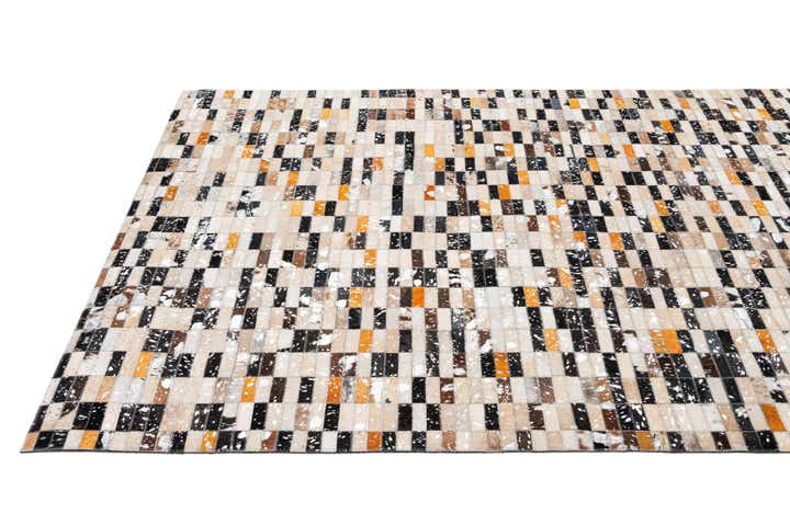 5' 2 x 8' 1 Cowhide - Patchwork Rug
