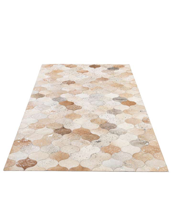5' 1 x 8' 4 Cowhide - Patchwork Rug