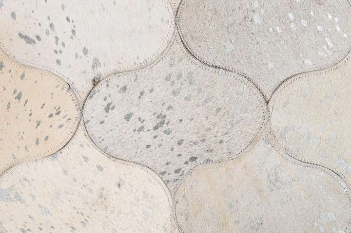 5' 1 x 8' 4 Cowhide - Patchwork Rug