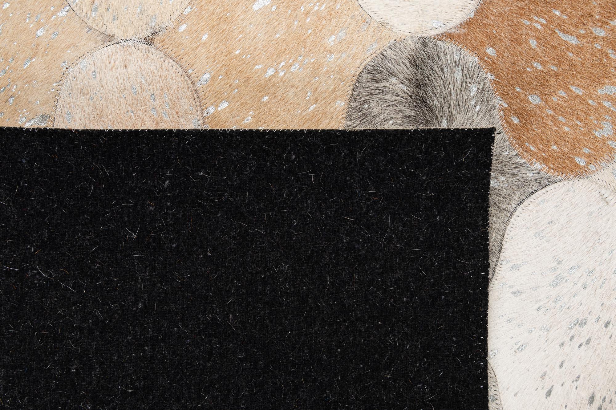 5' 1 x 8' 4 Cowhide - Patchwork Rug