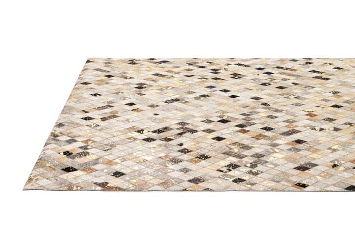 5' 1 x 8' 1 Cowhide - Patchwork Rug