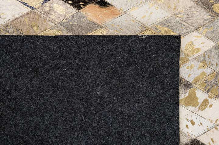 5' 1 x 8' 1 Cowhide - Patchwork Rug
