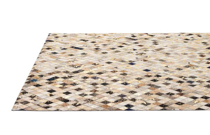 5' 1 x 8' 1 Cowhide - Patchwork Rug