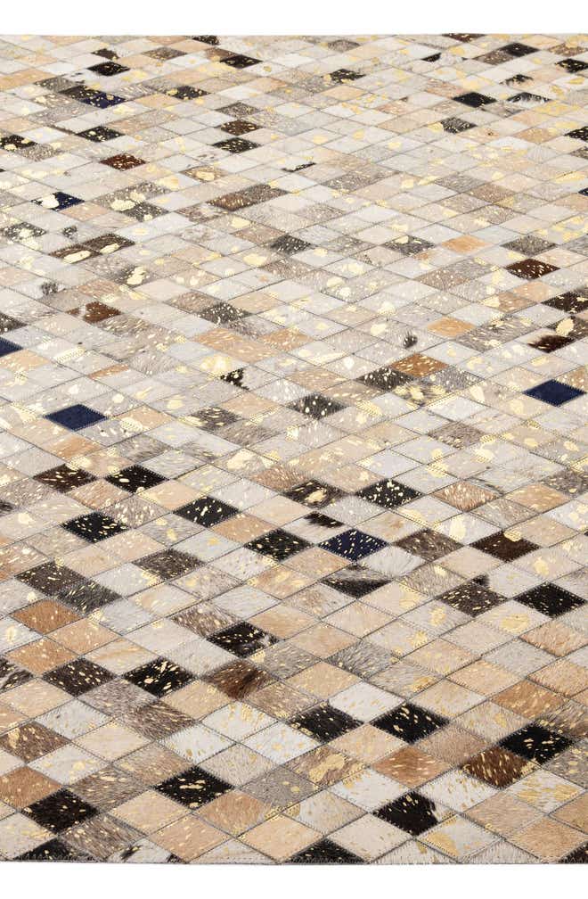 5' 1 x 8' 1 Cowhide - Patchwork Rug