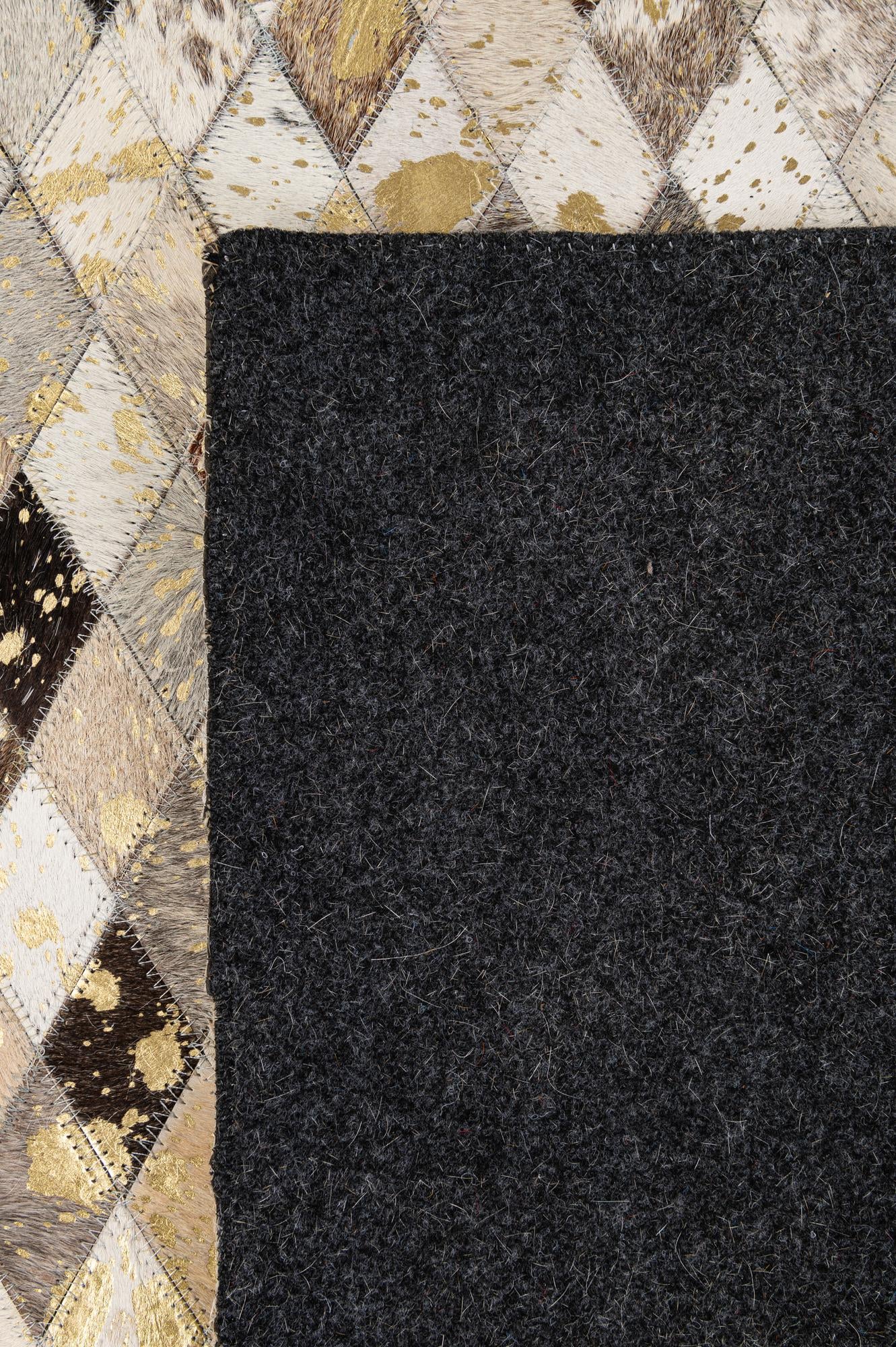 5' 1 x 8' 1 Cowhide - Patchwork Rug