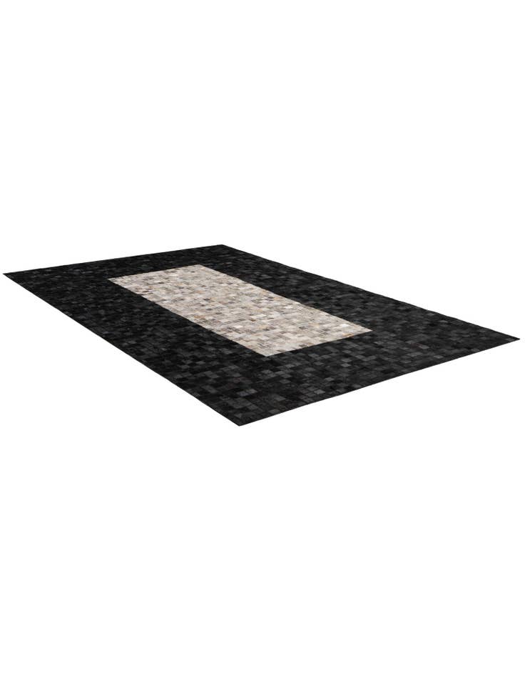 Detail image of 5' x 8' 1 Cowhide - Patchwork Rug