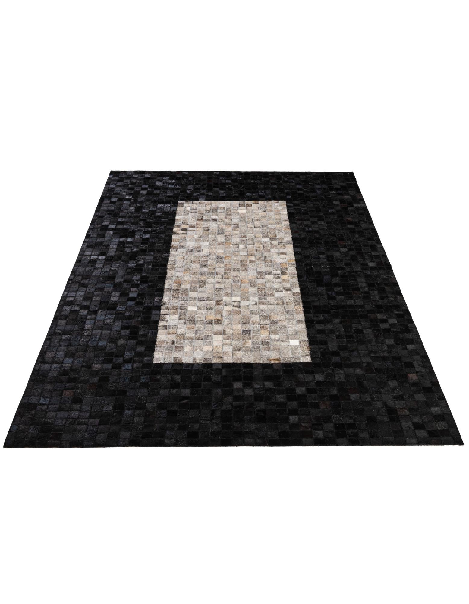 5' x 8' 1 Cowhide - Patchwork Rug