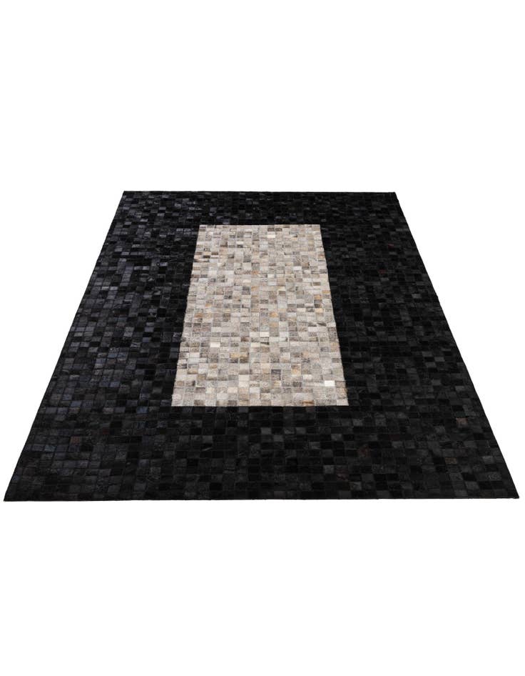 Detail image of 5' x 8' 1 Cowhide - Patchwork Rug