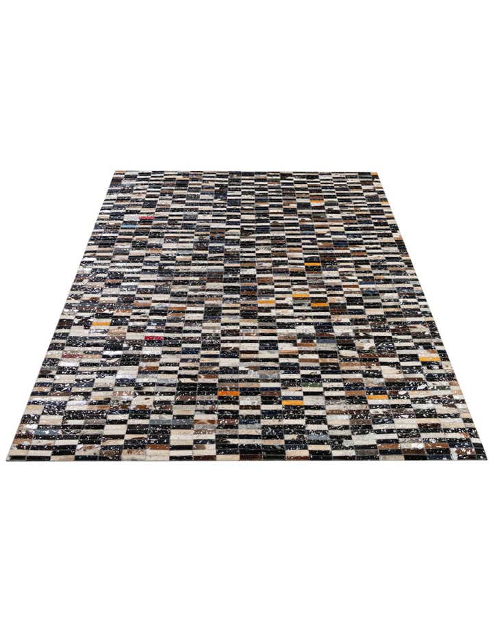 5' 1 x 8' Cowhide - Patchwork Rug
