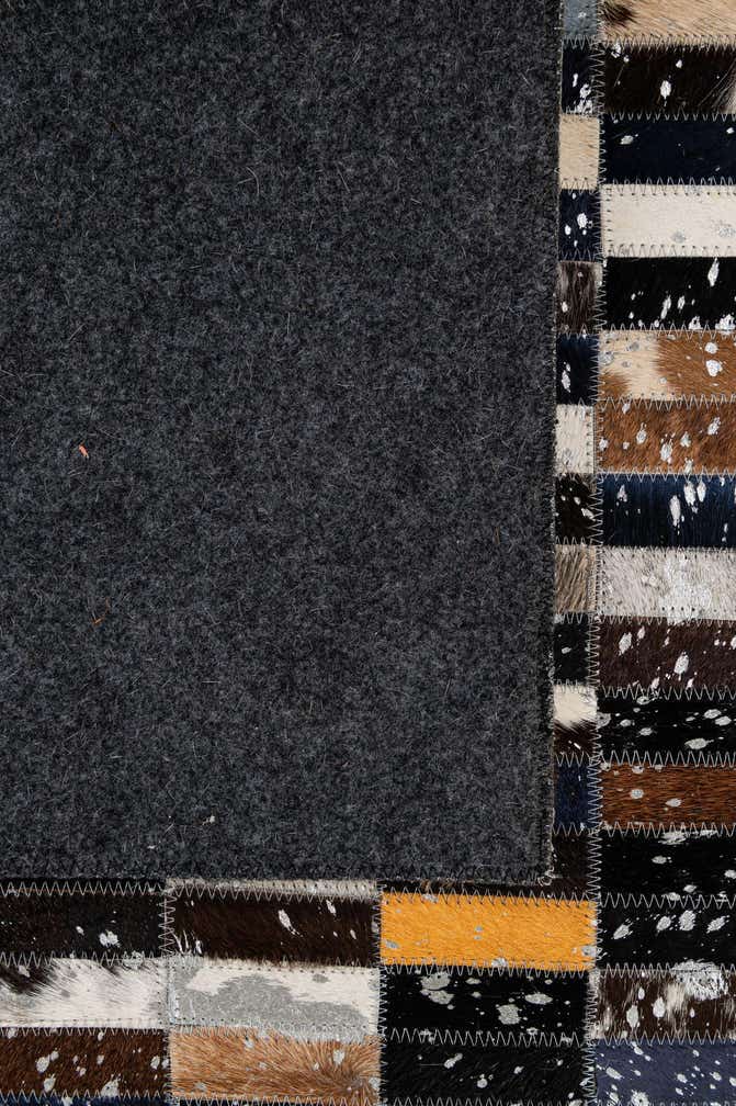 5' 1 x 8' Cowhide - Patchwork Rug