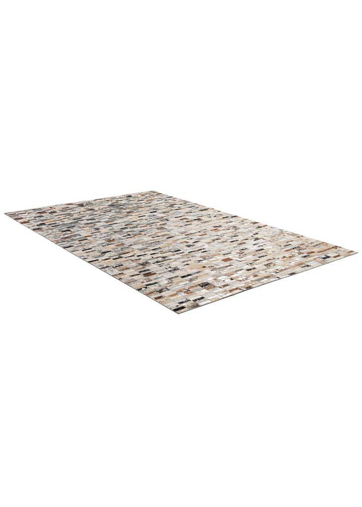 5' 1 x 8' Cowhide - Patchwork Rug