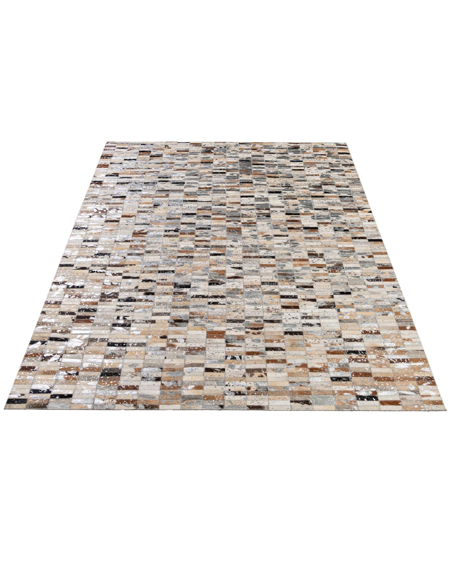 5' 1 x 8' Cowhide - Patchwork Rug
