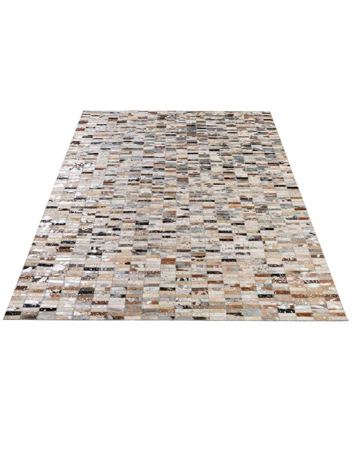 5' 1 x 8' Cowhide - Patchwork Rug