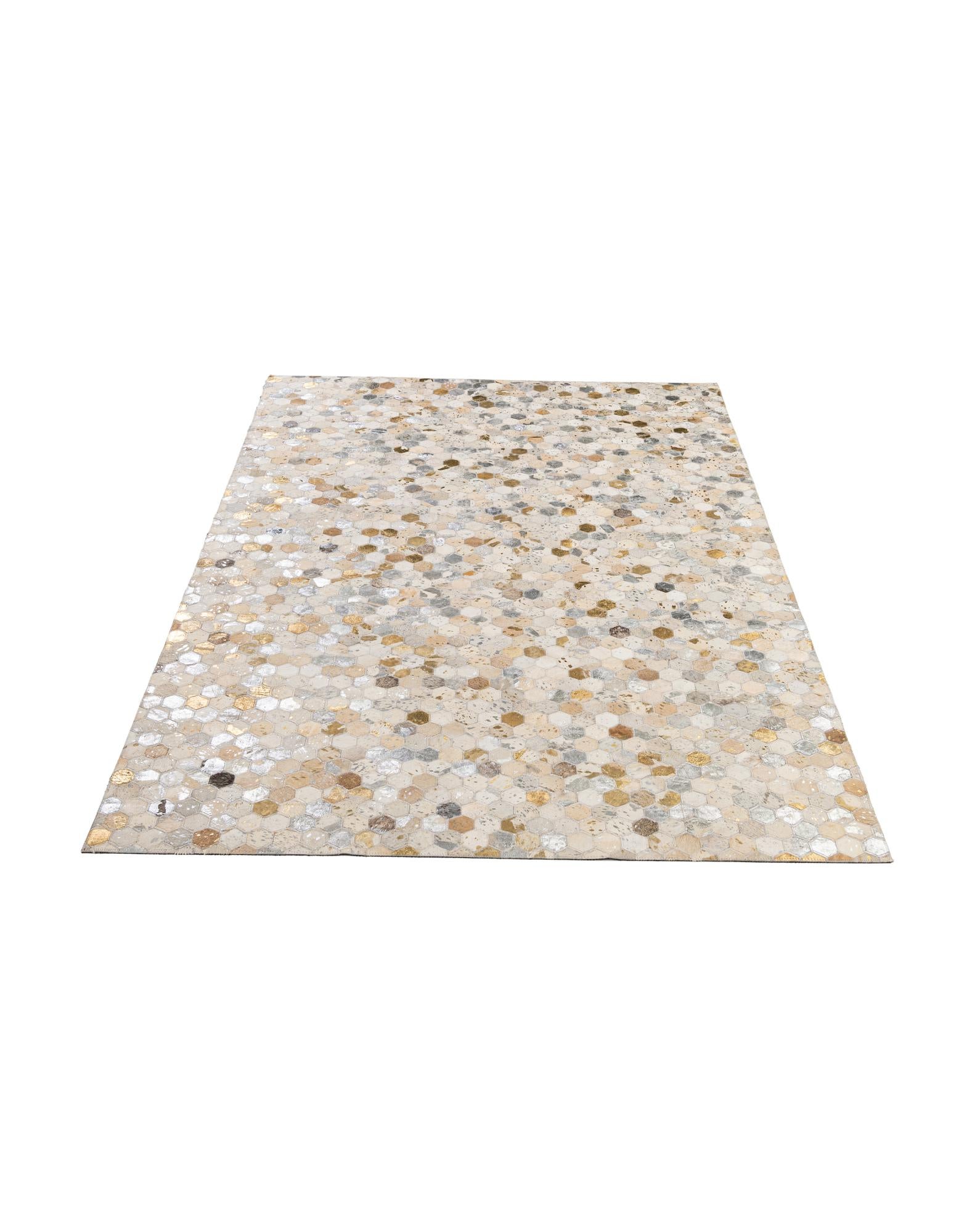 5' 2 x 7' 11 Cowhide - Patchwork Rug